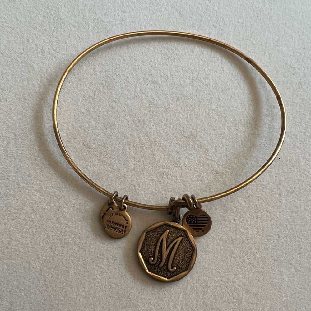 Alex and Ani “M” initial bracelet